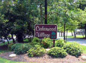 Cedarwood Village Entrance