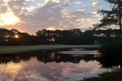Sunset over the 8th Green