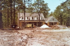 One of the first houses built